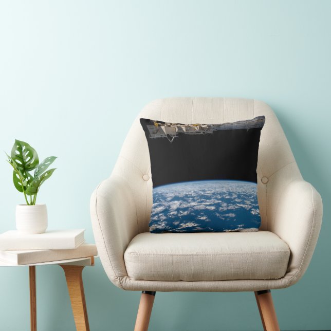 Earth's Limb, Or Horizon Throw Pillow (Chair)