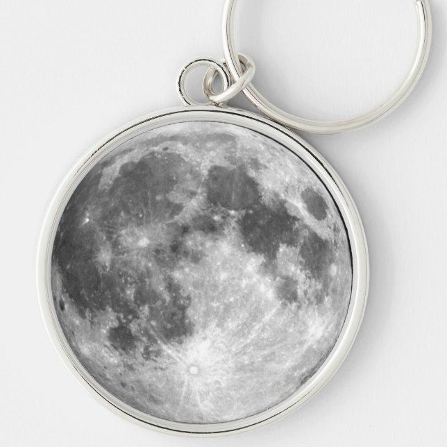 EARTH'S MOON (solar system) ~ Keychain (Front)