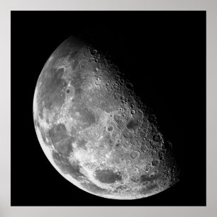 Earth's Moon Space  Poster