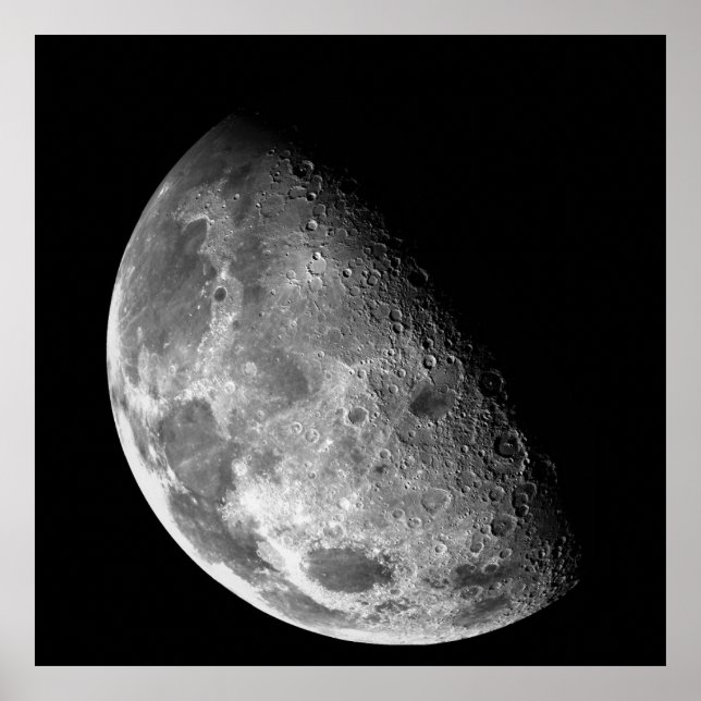 Earth's Moon Space  Poster (Front)