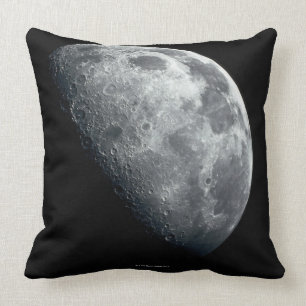 Earths Moon Throw Pillow
