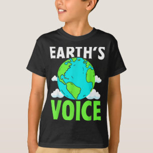 Earths Voice Save The Planet Design T-Shirt