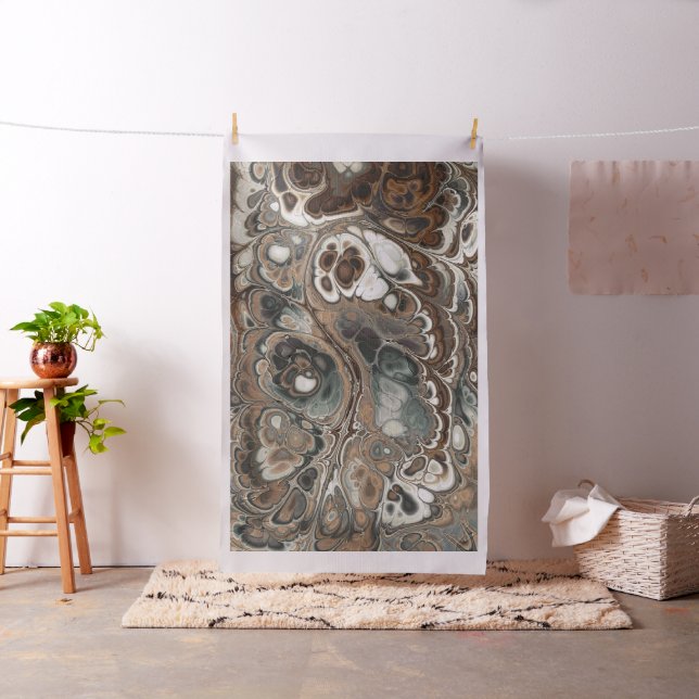 Earthstone Marble Flow Fabric (In Situ)