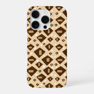 Earthtone Geometry iPhone 16 Pro Case