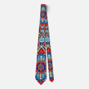 Earthtone Mandala Tie