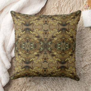 Earthtones Pattern Throw Pillow