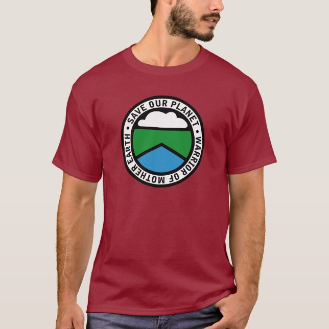 earthwarrior blue2 T-Shirt (Front)