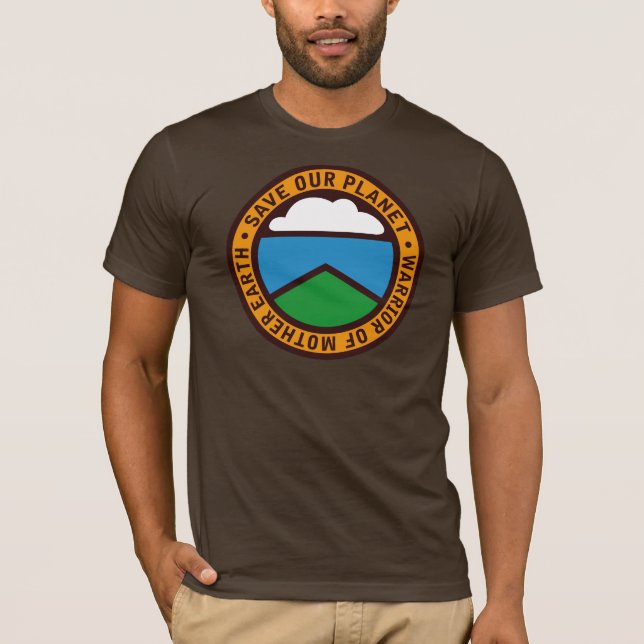 earthwarrior blue T-Shirt (Front)