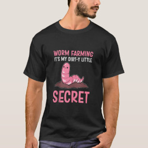 Earthworm Farming Vermiculture Professional Garden T-Shirt