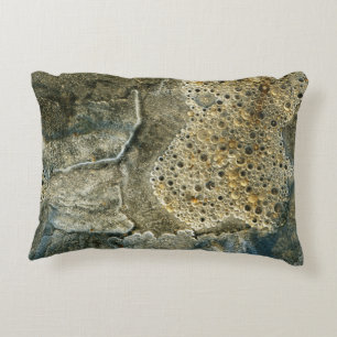 Earthy Abstract Photographic Art Accent Pillow
