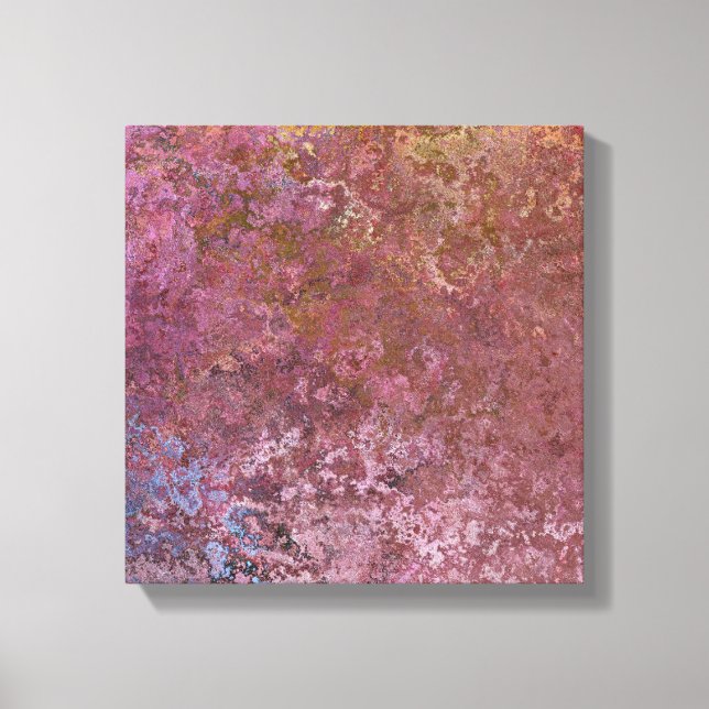 Earthy Alcohol Ink Abstract Canvas Print (Front)