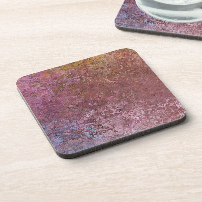 Earthy Alcohol Ink Abstract Coaster (Left Side)