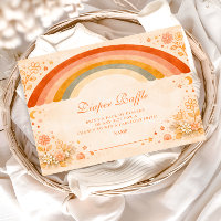 Earthy Boho Rainbow Diapper Raffle
