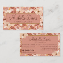 Earthy Brown Floral Chic Studio Art