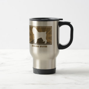 Earthy Brussels Griffon Gifts Travel Mug