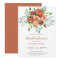 Earthy Burnt Orange Roses Bouquet Bridal Shower