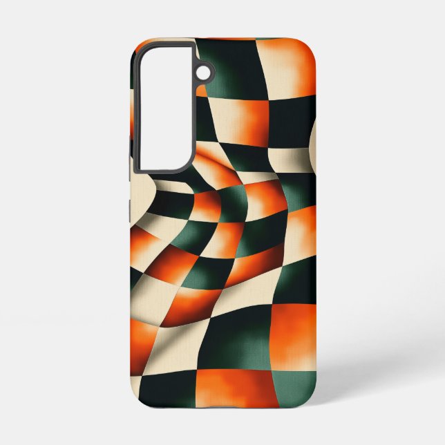 Earthy Check Twist Phone Case (Back)