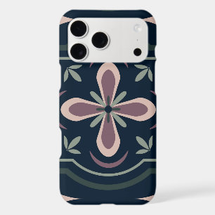 earthy colored floral geometric tiles