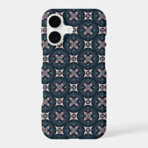 earthy colored floral geometric tiles