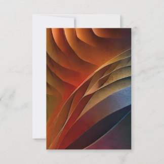 Earthy colour dunes abstract invitation