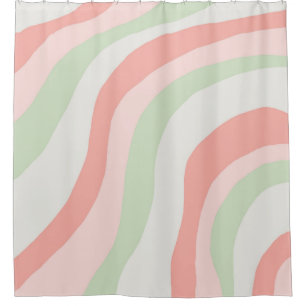 Earthy Colour Wavy Stripe Minimalist Spring Summer