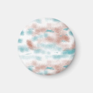 Earthy Earth Tone Clouds Magnet