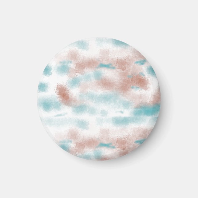 Earthy Earth Tone Clouds  Magnet (Front)