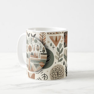 Earthy Ethnic Embrace Coffee Mug