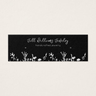 Earthy Floral • Earring Hoops Studs Display Card  