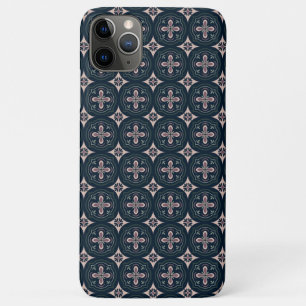 Earthy Floral Geometric Tiles iPhone 11 Pro Max Case