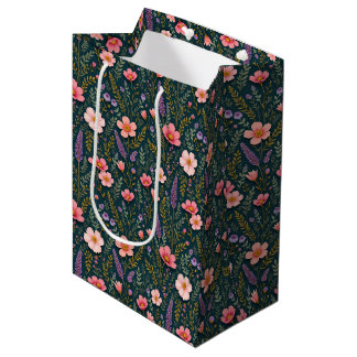 Earthy Floral Gift Bag