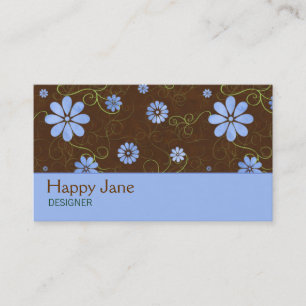 Earthy Flowers Business Card