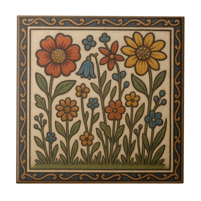 Earthy Garden Tile (Front)