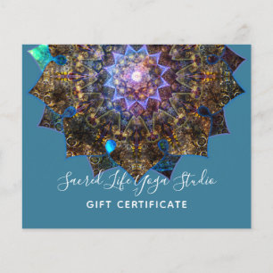 Earthy Golden Mandala Chic, Trendy & Modern Flyer