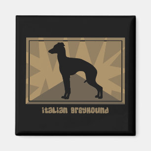 Earthy Italian Greyhound Magnet