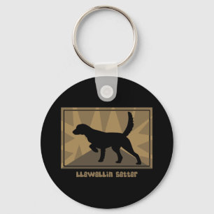 Earthy Llewellin Setter Keychain