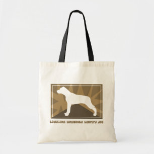 Earthy Louisiana Catahoula Leopard Dog Tote Bag