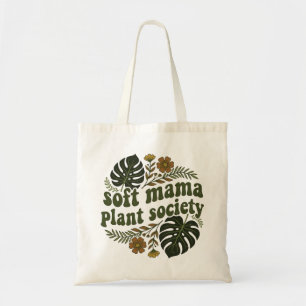 Earthy Monstera Leaves Soft Mama Plant Lover Subli Tote Bag