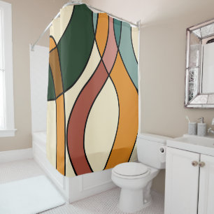 Earthy Organic Abstract Bathroom Decor