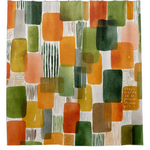 Earthy Organic Shapes in Warm Tones