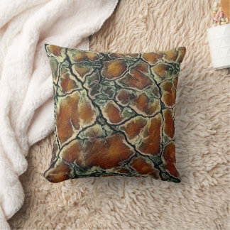 Earthy Pattern Throw Pillow