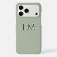 Earthy Sage Green Organic Modern Minimalist