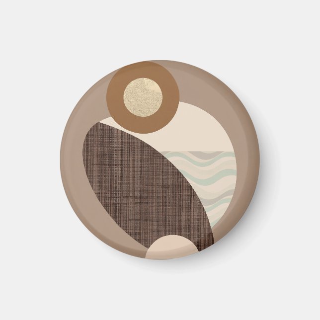 Earthy Shapes Magnet (Front)