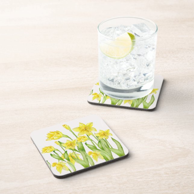 Earthy Spring on a Set of Six Coasters (D) (Right Side)