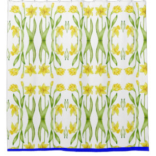 Earthy Spring on a Shower Curtain (D)
