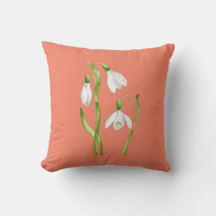 Earthy Spring on a Throw Pillow (S)