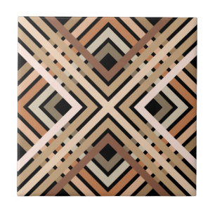 Earthy Squares Pattern Tile