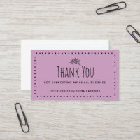 Earthy Thank You For Supporting My Small Business