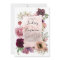 Earthy Tones Burgundy Floral Vintage Wedding
