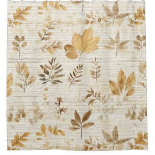 Earthy Yellow-Brown Leaves on Rustic Fall Backdrop